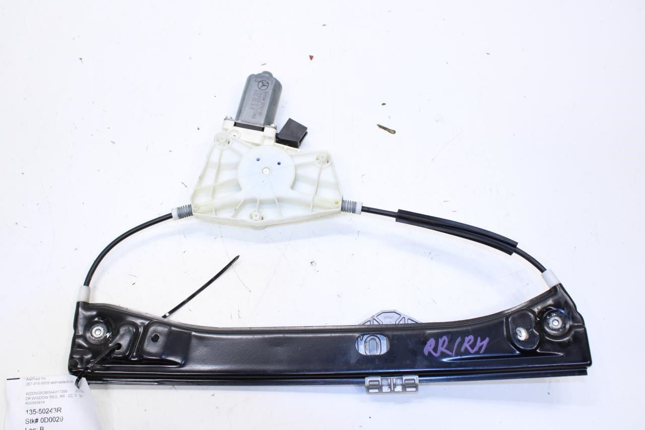 07-13 Mercedes-Benz S550 Rear Right Door Window Regulator w/ Motor 221-730-02-46 - Alshned Auto Parts