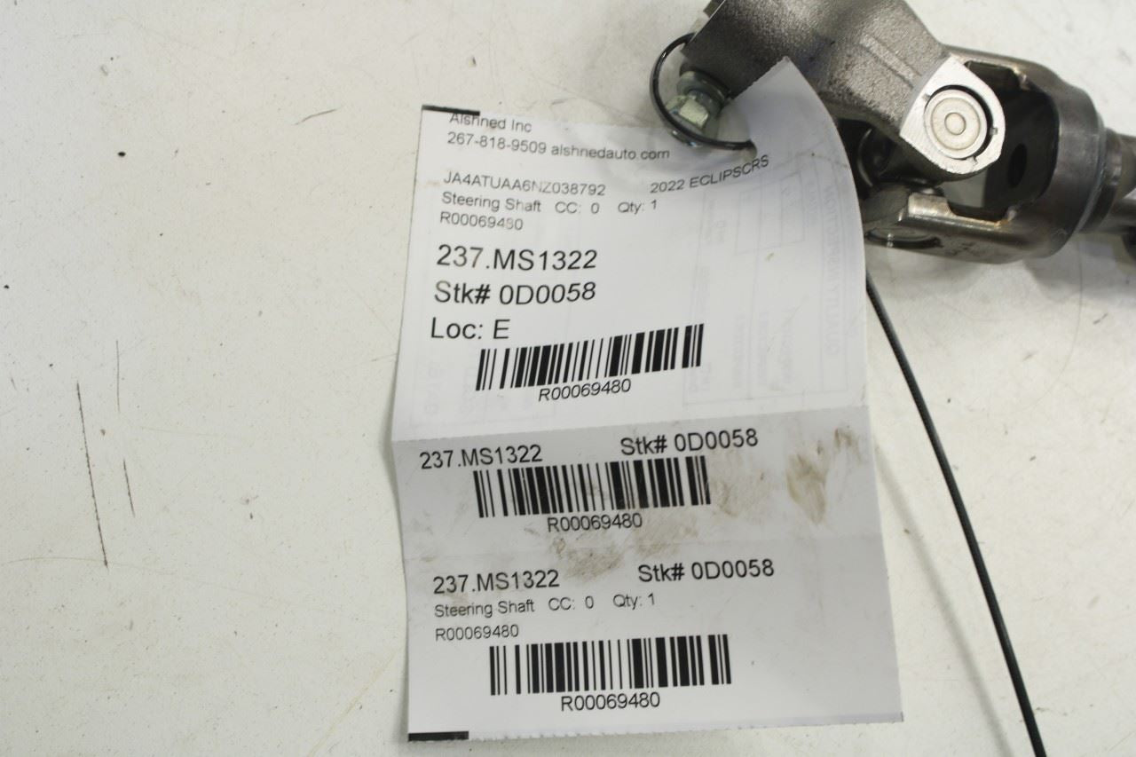 18-25 Mitsubishi Eclipse Cross ES 1.5L Steering Column Lower Intermediate Shaft - Alshned Auto Parts