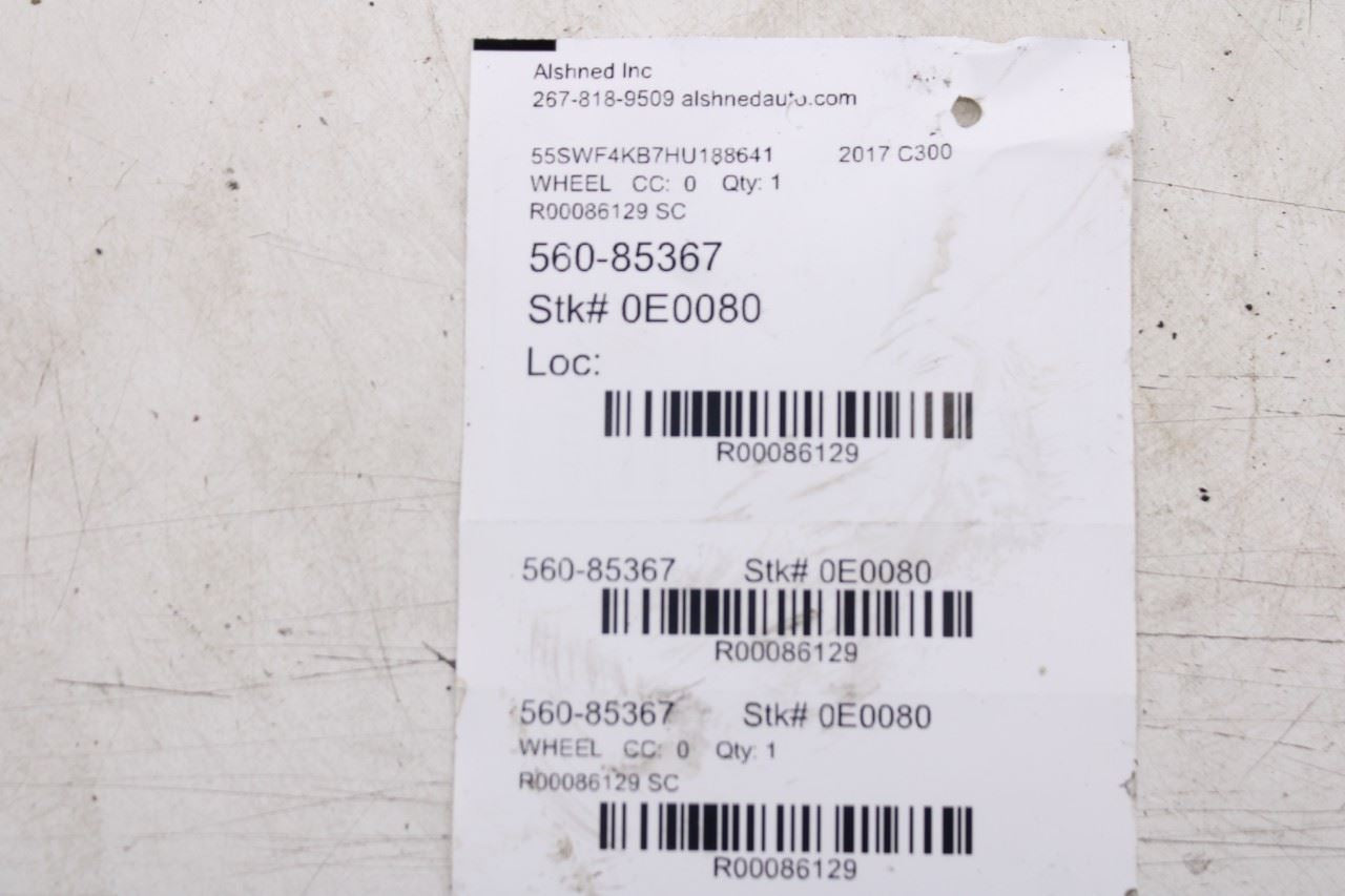 2015-2019 Mercedes-Benz C300 4Matic Alloy Wheel R17x7J 10 Spoke 2054010200 OEM - Alshned Auto Parts