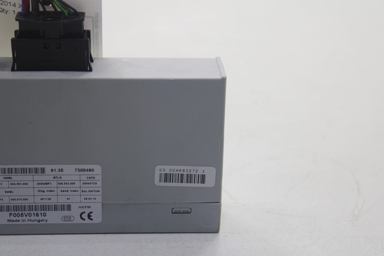 14-2018 BMW X5 xDrive35i Rear Trunk Lid Liftgate Control Module 61-35-7-388-490 - Alshned Auto Parts