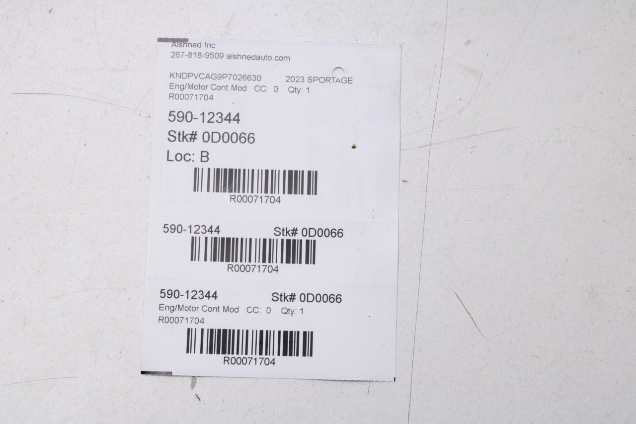 2023-2025 Kia Sportage Hybrid EX 1.6L Engine Computer Control Module ECU ECM - Alshned Auto Parts