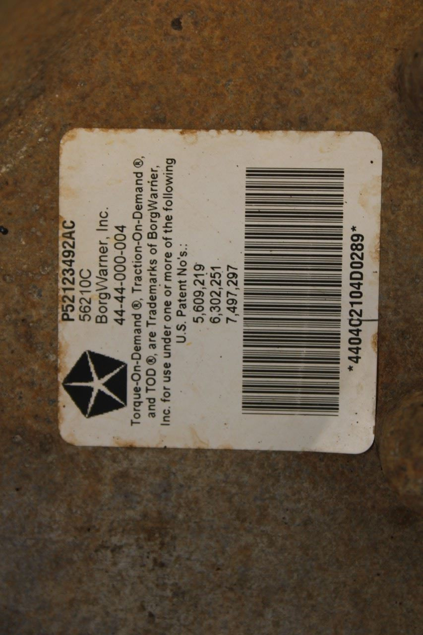2011-2018 Ram 1500 5.7L 4WD Transfer Case BW44-44 Electric Shift opt DH8 160K - Alshned Auto Parts