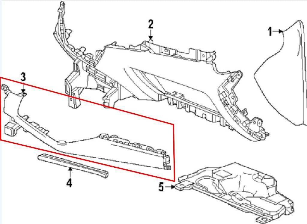 2024-25 Chevrolet Trax Dash Right and Left Side Trim Plate Applique 42849950 OEM - Alshned Auto Parts