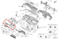 2023-25 Kia Sportage Hybrid EX Center Dash Air Vent Grille w/ Hazard Switch - Alshned Auto Parts