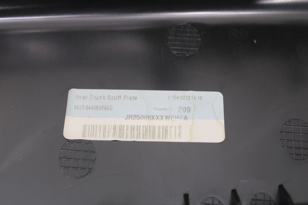 2010-2015 Jaguar XF Portfolio 5.0L RWD Rear Trunk Sill Scuff Panel Cover Trim - Alshned Auto Parts