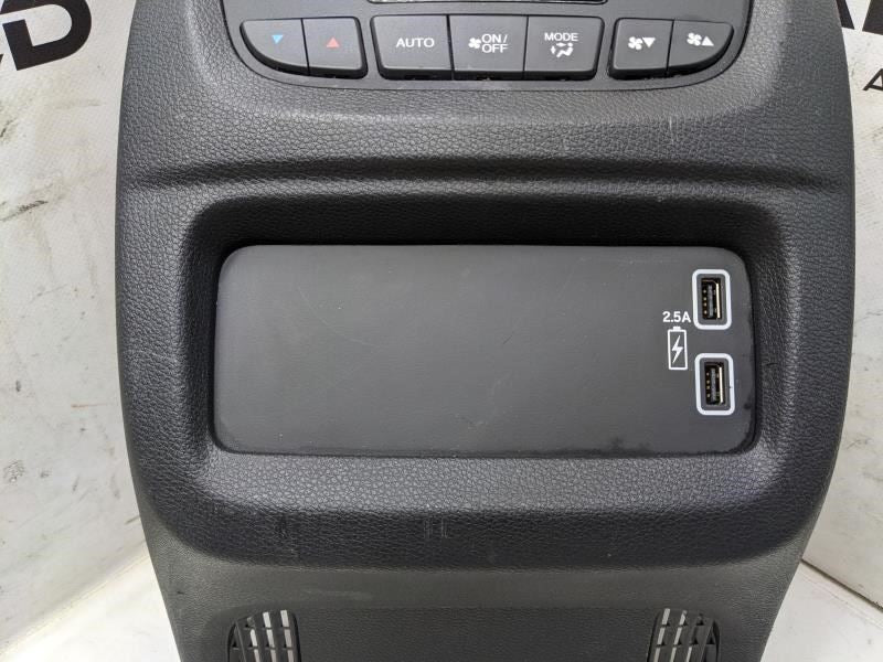 2016-22 Honda Pilot EXL 3.5L Rear Center Console Back Panel w/ AC Heater Control4
