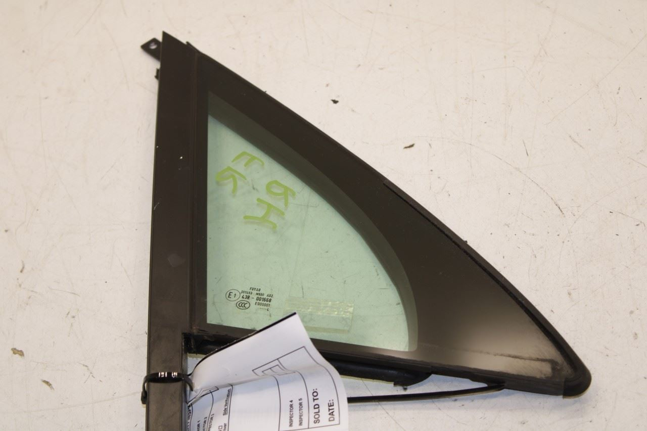 2011-18 Porsche Cayenne Platinum Front Right Side Door Quarter Vent Window Glass - Alshned Auto Parts