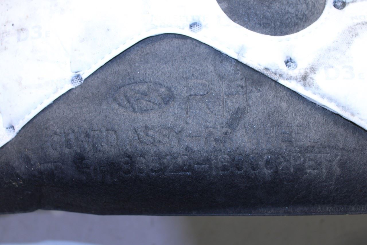 21-25 Hyundai Elantra SEL Rear Right Wheelhouse Liner Splash Shield 86822-AA000 - Alshned Auto Parts