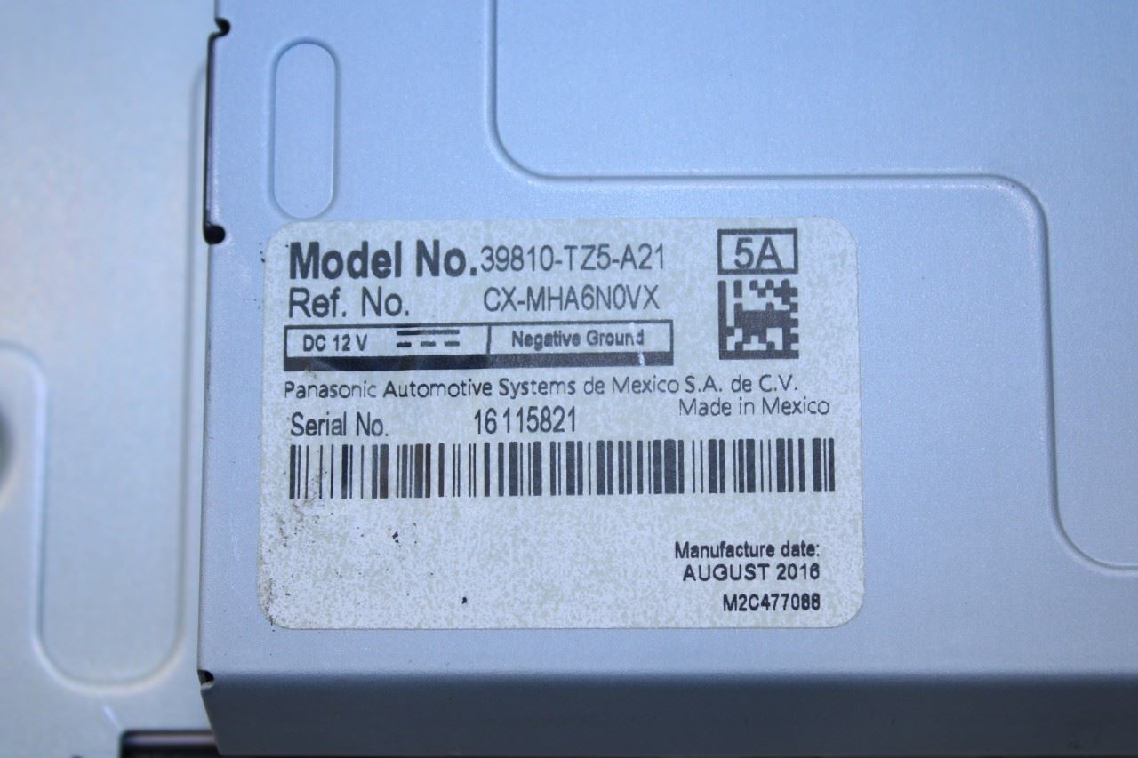 2017 Acura MDX Advance Panasonic Dash Information Display Screen 39810-TZ5-A21 - Alshned Auto Parts