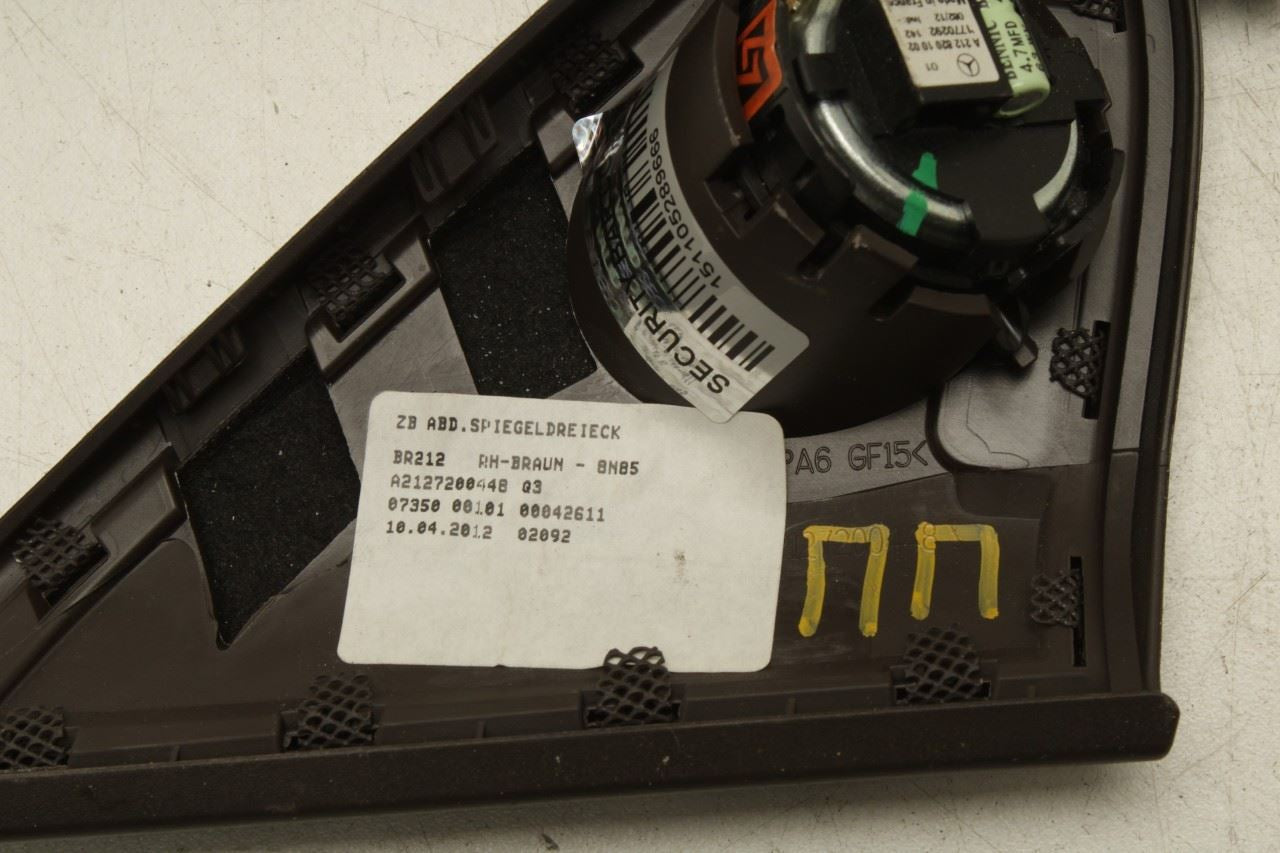 10-16 Mercedes-Benz E350 Sport 4MATIC FR RH and LH Door Speaker w/ Corner Covers - Alshned Auto Parts