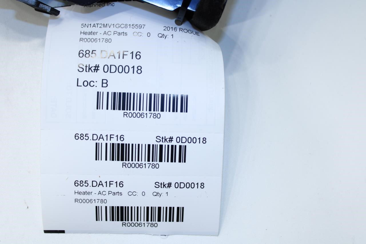 2014-2017 Nissan Rogue SV Front Left Dash Outer Air Vent Grille 68761-4BA1A OEM - Alshned Auto Parts