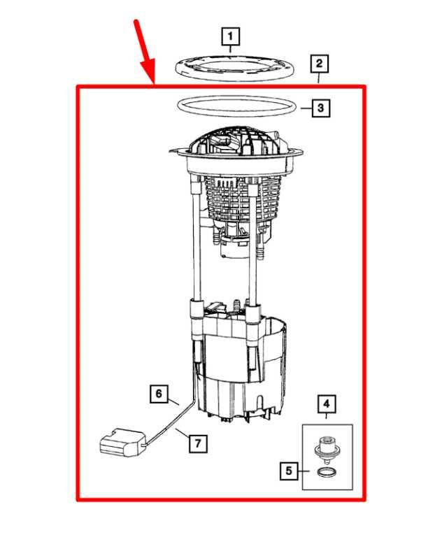 2011-2012, 2014 Ram 1500 ST 5.7L Fuel Pump Assembly 52122656AB OEM - Alshned Auto Parts