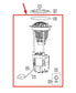 2011-2012, 2014 Ram 1500 ST 5.7L Fuel Pump Assembly 52122656AB OEM - Alshned Auto Parts