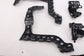 2021-25 Volkswagen Atlas SE Rear Bumper RH LH Side and Center Mount Bracket Set - Alshned Auto Parts