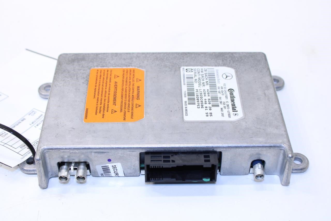 07-2013 Mercedes-Benz S550 Voice Communication Control Module 204-820-20-85 OEM - Alshned Auto Parts