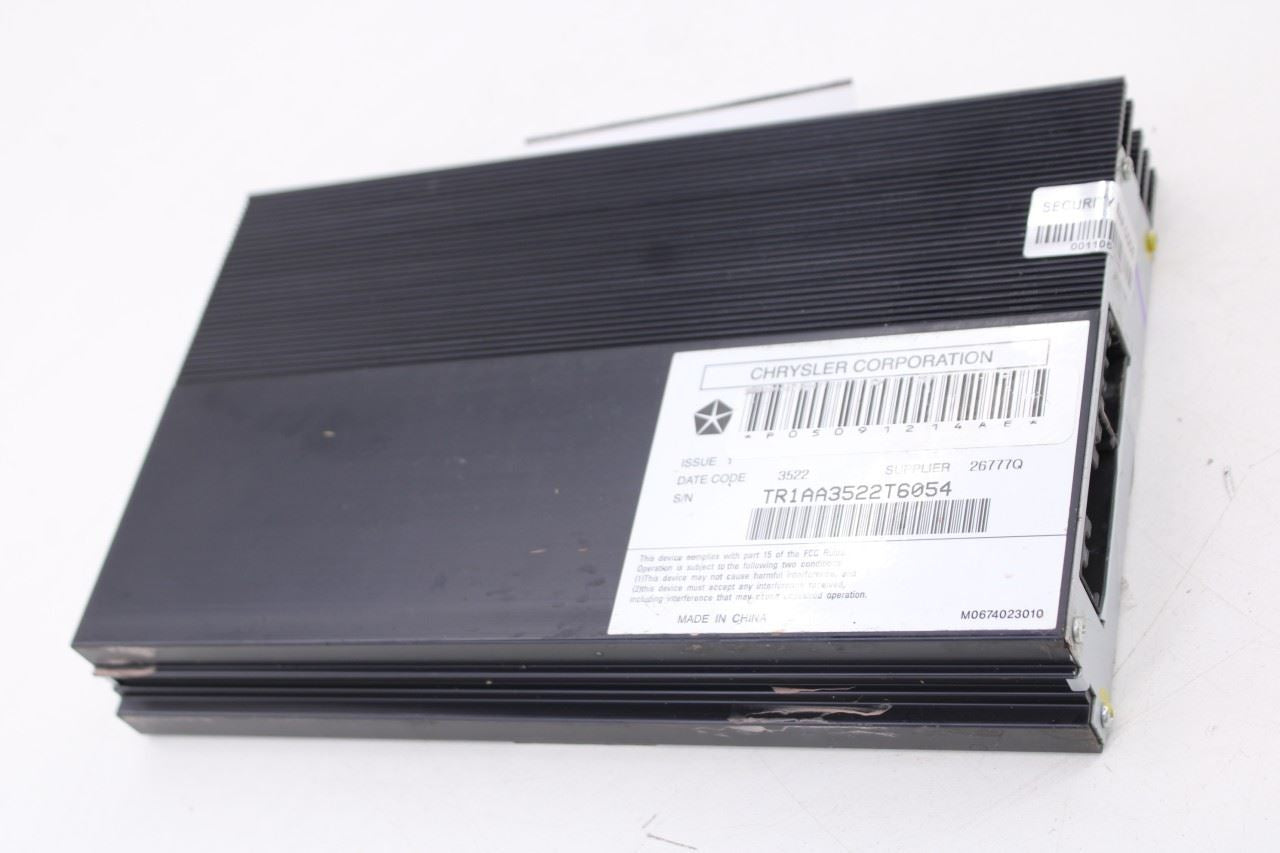 2014-2015 Jeep Grand Cherokee Limited Audio Radio Amplifier Amp 05091214AE OEM0