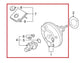 2010-16 Mini Countryman Cooper S Power Brake Booster and Master Cylinder 68635411