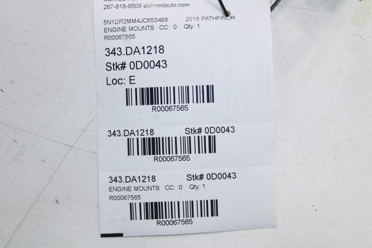 13-20 Nissan Pathfinder 3.5L 4WD Front Right Engine Mount Insulator 11210-3KA0A - Alshned Auto Parts