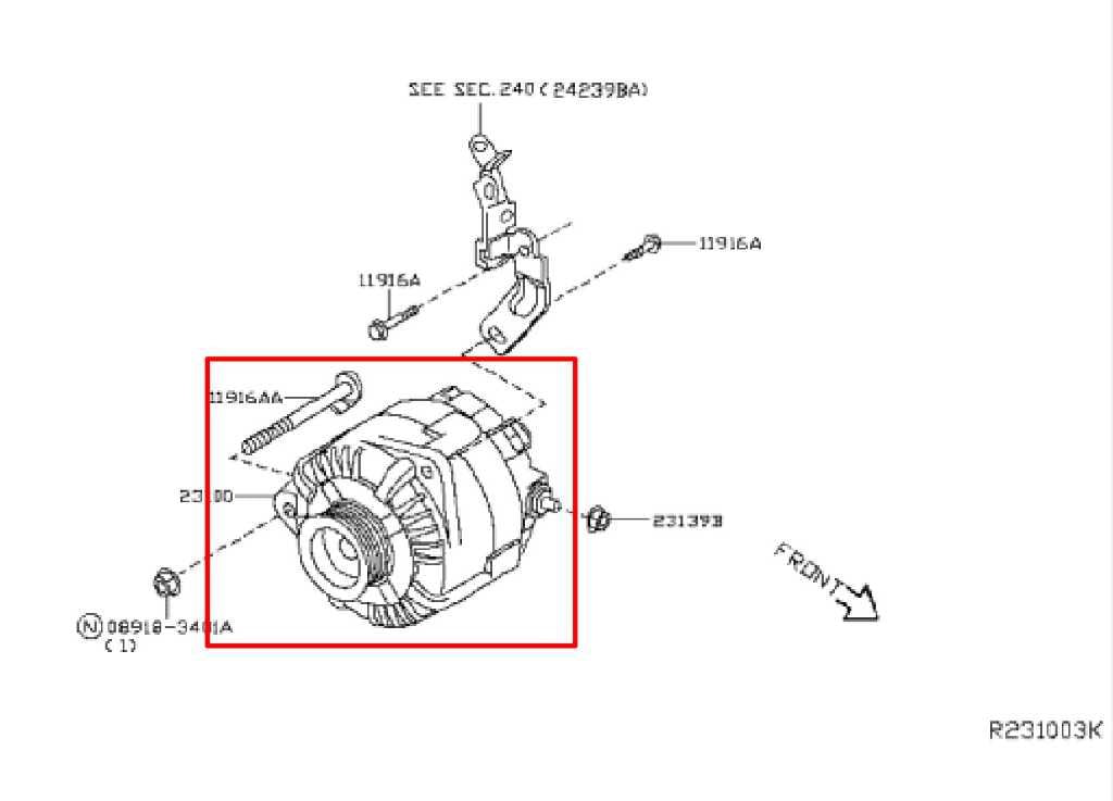 2016-2020 Infiniti QX60 Pathfinder 3.5L Alternator Generator 23100-9UA0A OEM - Alshned Auto Parts