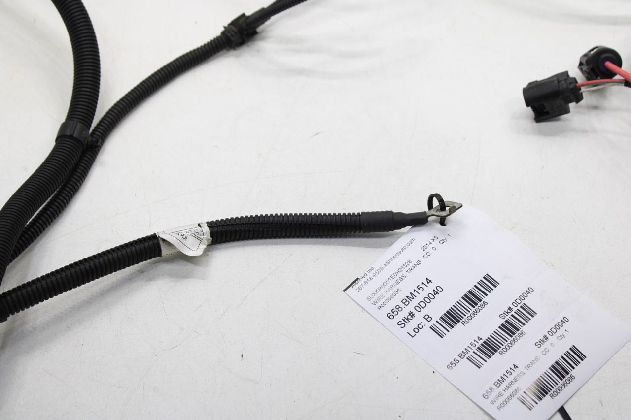 2014-18 BMW X5 xDrive35i Engine Transmission Gear Box Wiring Harness 12517582968 - Alshned Auto Parts