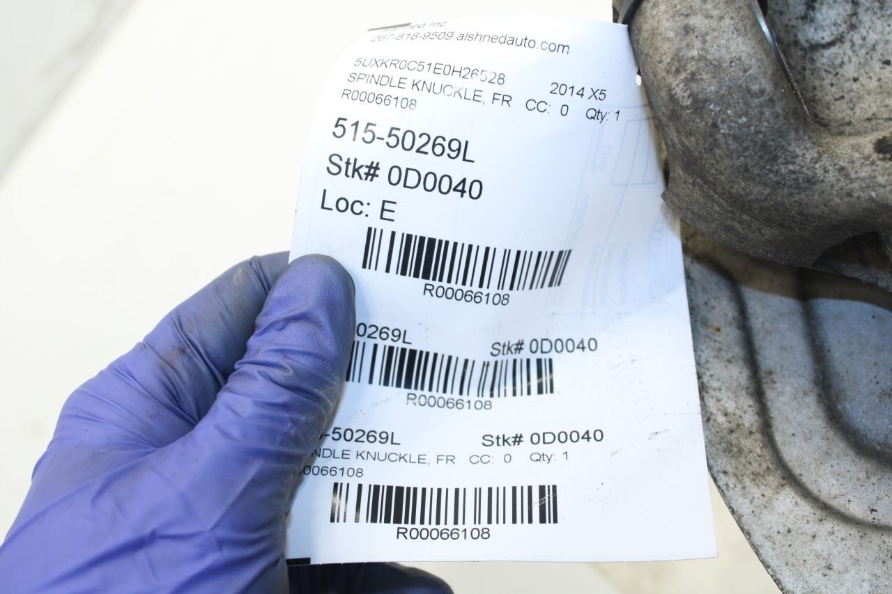 2007-18 BMW X5 xDrive35i Front Left Driver Side Spindle Knuckle Hub 31216869869 - Alshned Auto Parts