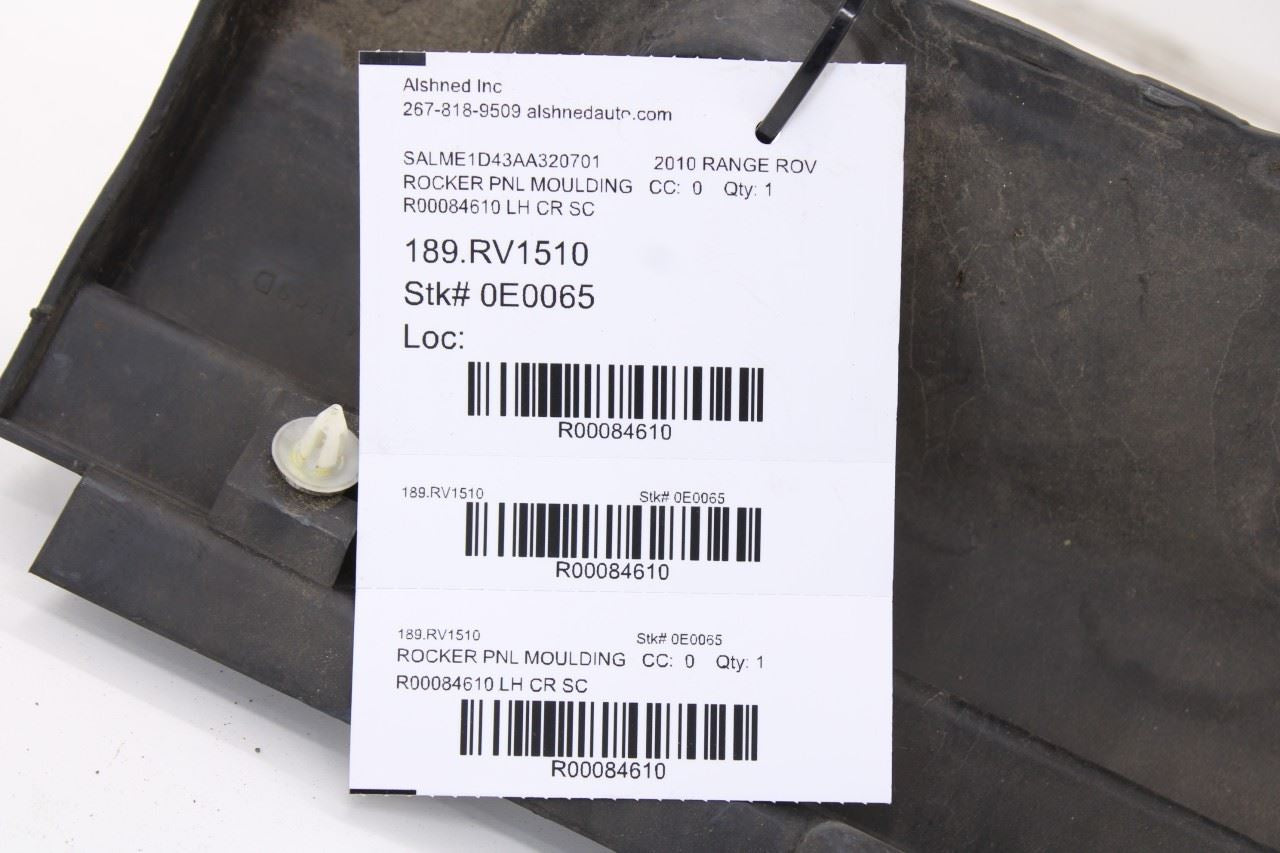 10-12 Land Rover Range Rover HSE Left Rocker Skirt Panel Molding LR018384 *ReaD*13