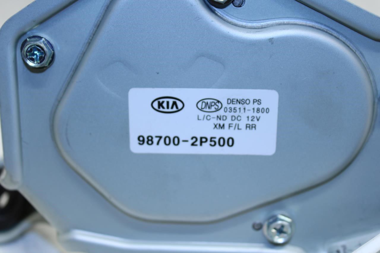 2013-2015 Kia Sorento Rear Windshield Wiper Motor 98700-2P500 OEM - Alshned Auto Parts