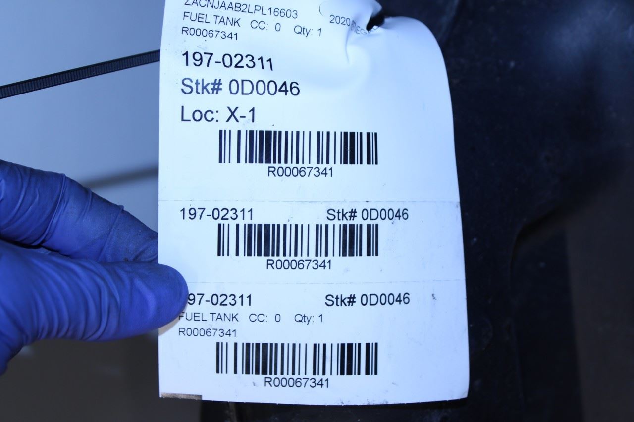 2019-2023 Jeep Renegade 2.4L Fuel Gas Tank 12.7 US Gallons 68568868AA OEM - Alshned Auto Parts