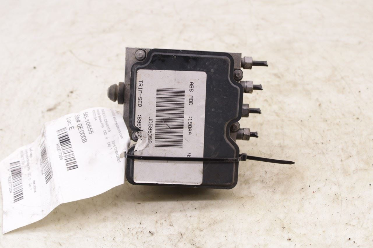 2018 Jeep Cherokee Limited 3.2L ABS Anti Lock Brake Pump Control Module OEM - Alshned Auto Parts