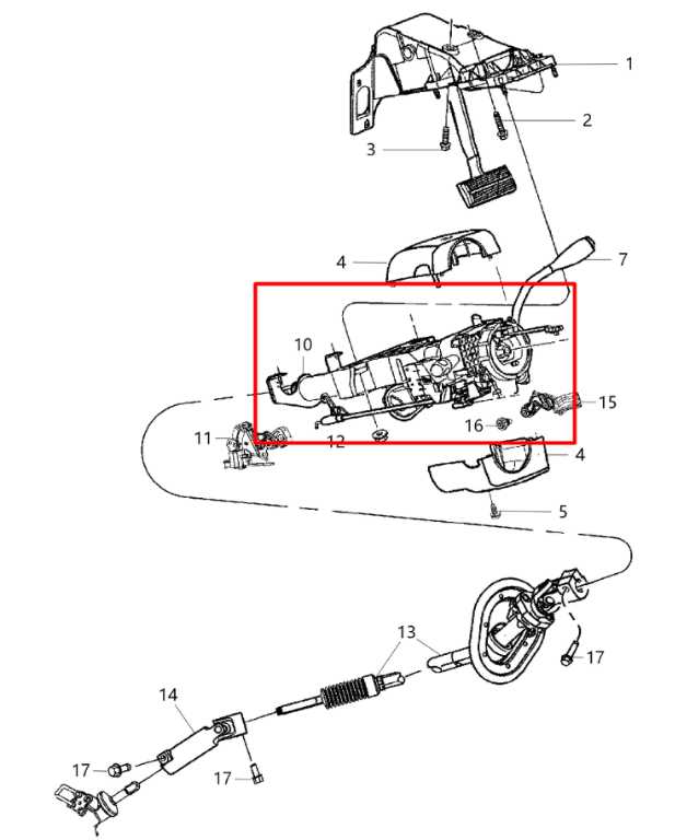 2013-20 Ram 1500 Big Horn Crew Cab 5.7L Steering Column Assembly 68144499AD OEM - Alshned Auto Parts