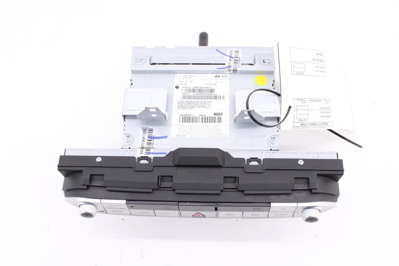 2019 Kia Stinger GT2 AWD Navigation Radio Faceplate Control Panel with Receiver - Alshned Auto Parts