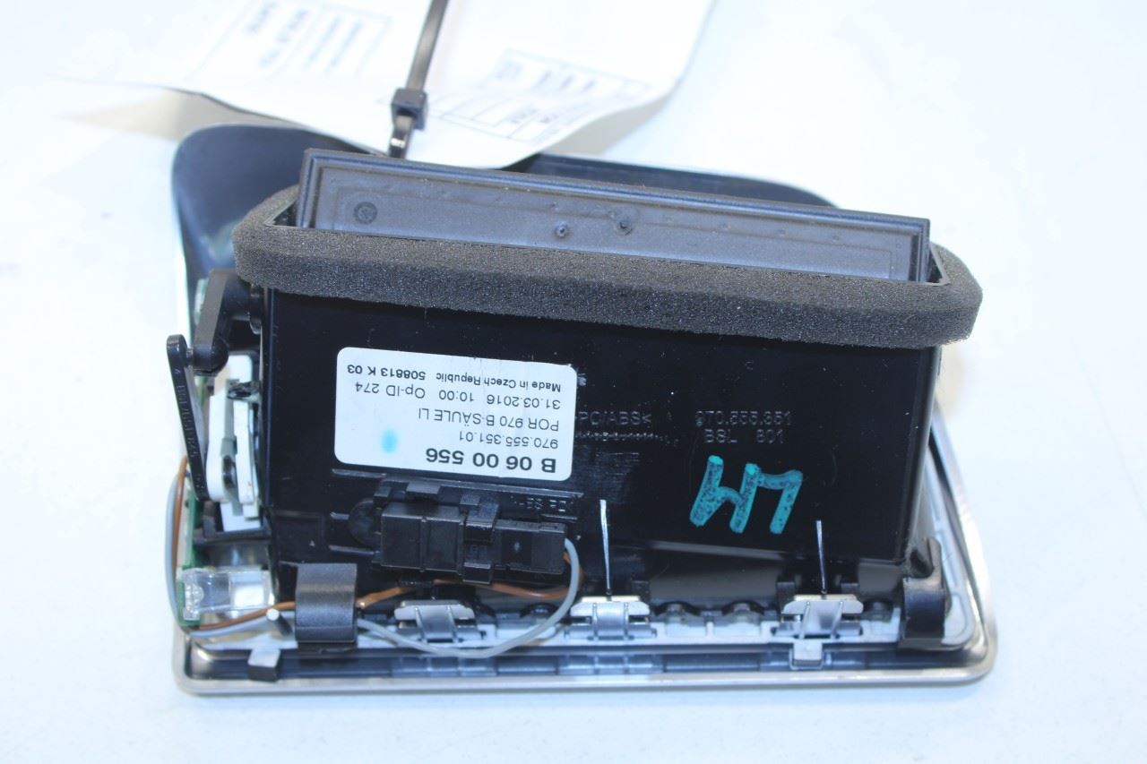 10-16 Porsche Panamera 4 Driver Left Side Lower B-Pillar Air Vent Louver Grille - Alshned Auto Parts