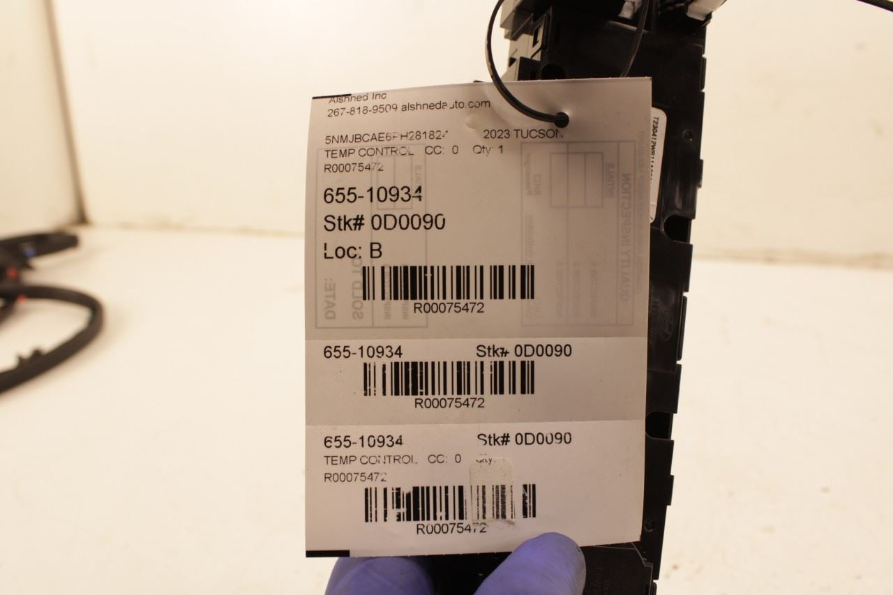 2022-2024 Hyundai Tucson SEL Dash AC Heater Temperature Climate Control Panel - Alshned Auto Parts