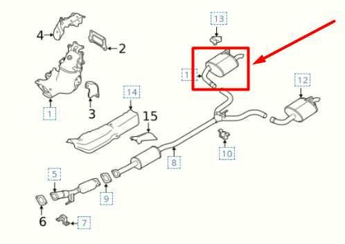 2019-24 Nissan Altima 2.5L FWD Rear Right Passenger Exhaust Muffler 20100-6CA0A - Alshned Auto Parts