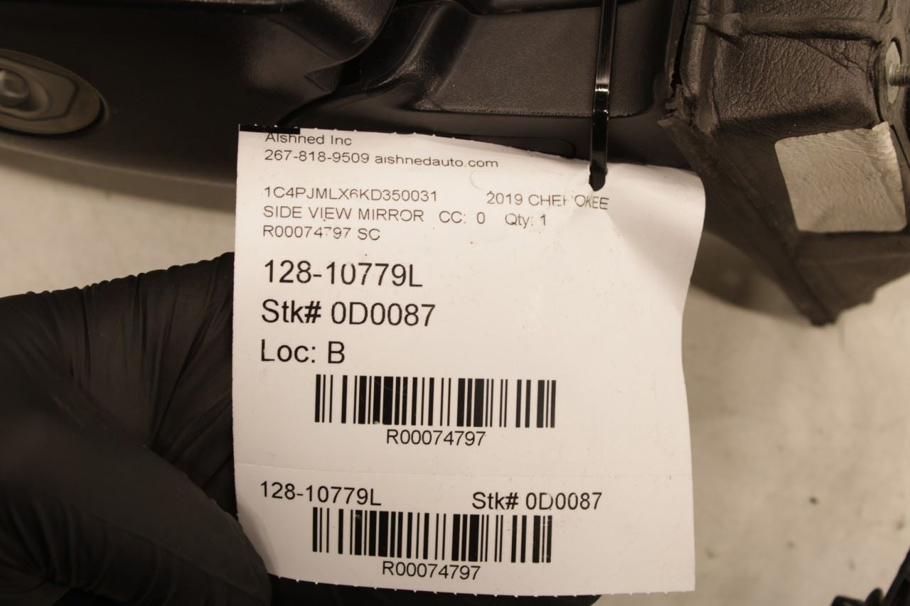 2014-2021 Jeep Cherokee Latitude 3.2L 4WD Driver Left Side Rear View Mirror - Alshned Auto Parts