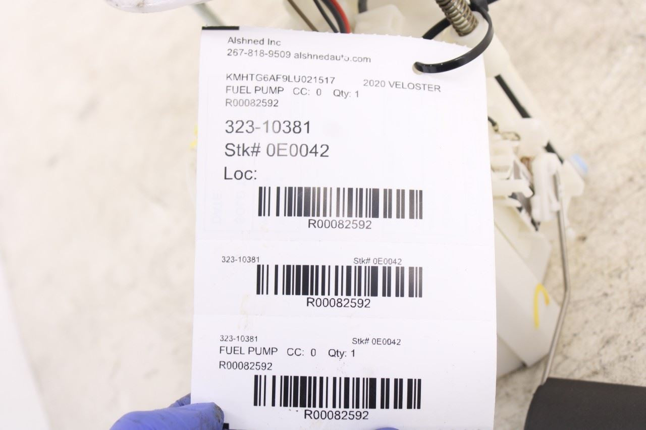 2019-2021 Hyundai Veloster 2.0L In Tank Fuel Pump Assembly 31120-J3500 OEM11