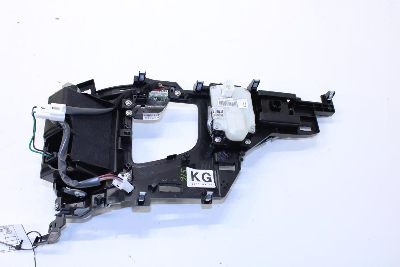 17-20 Infiniti Q50 Luxe RWD Console Shifter Trim Panel w/ Switch 96941-6HJ1C OEM - Alshned Auto Parts