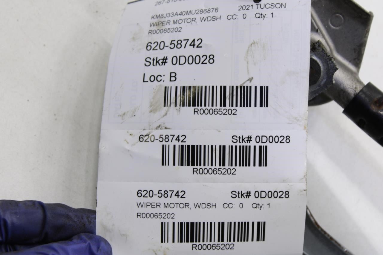 2015-2021 Hyundai Tucson Value FR Windshield Wiper Transmission Linkage w/ Motor - Alshned Auto Parts