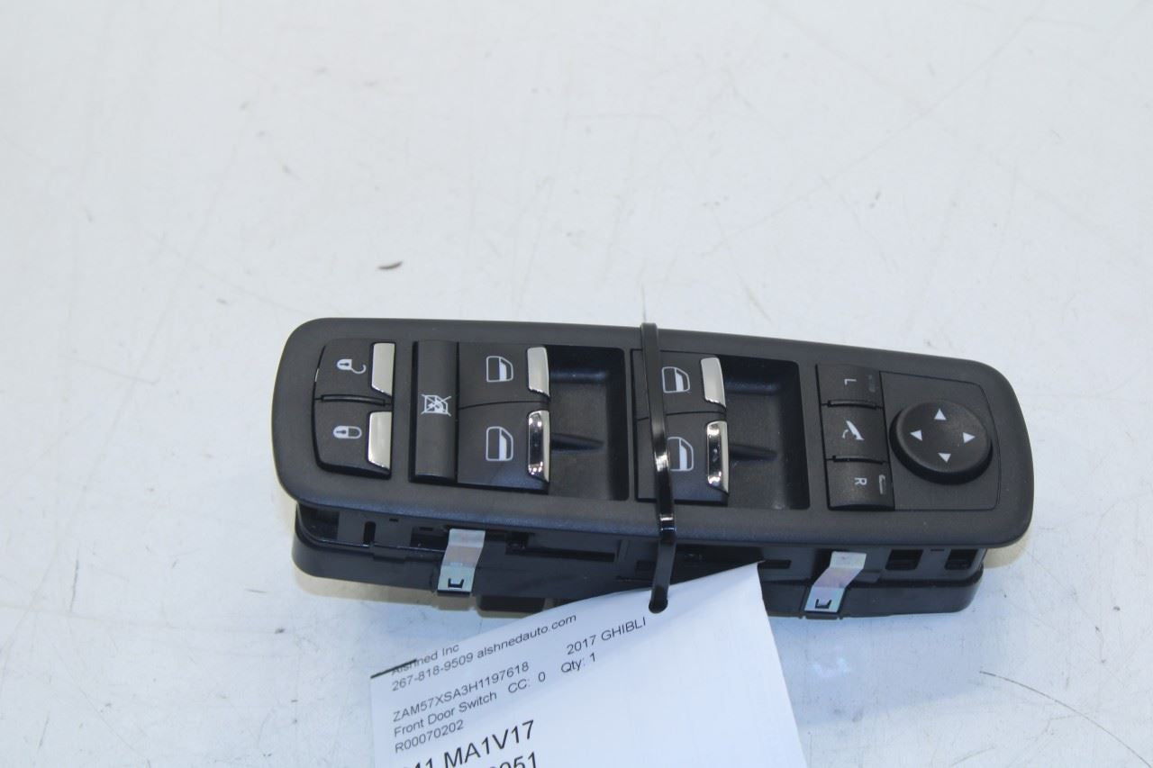 2017-2021 Maserati Ghibli Front Left Door Master Power Window Switch 670025406 - Alshned Auto Parts