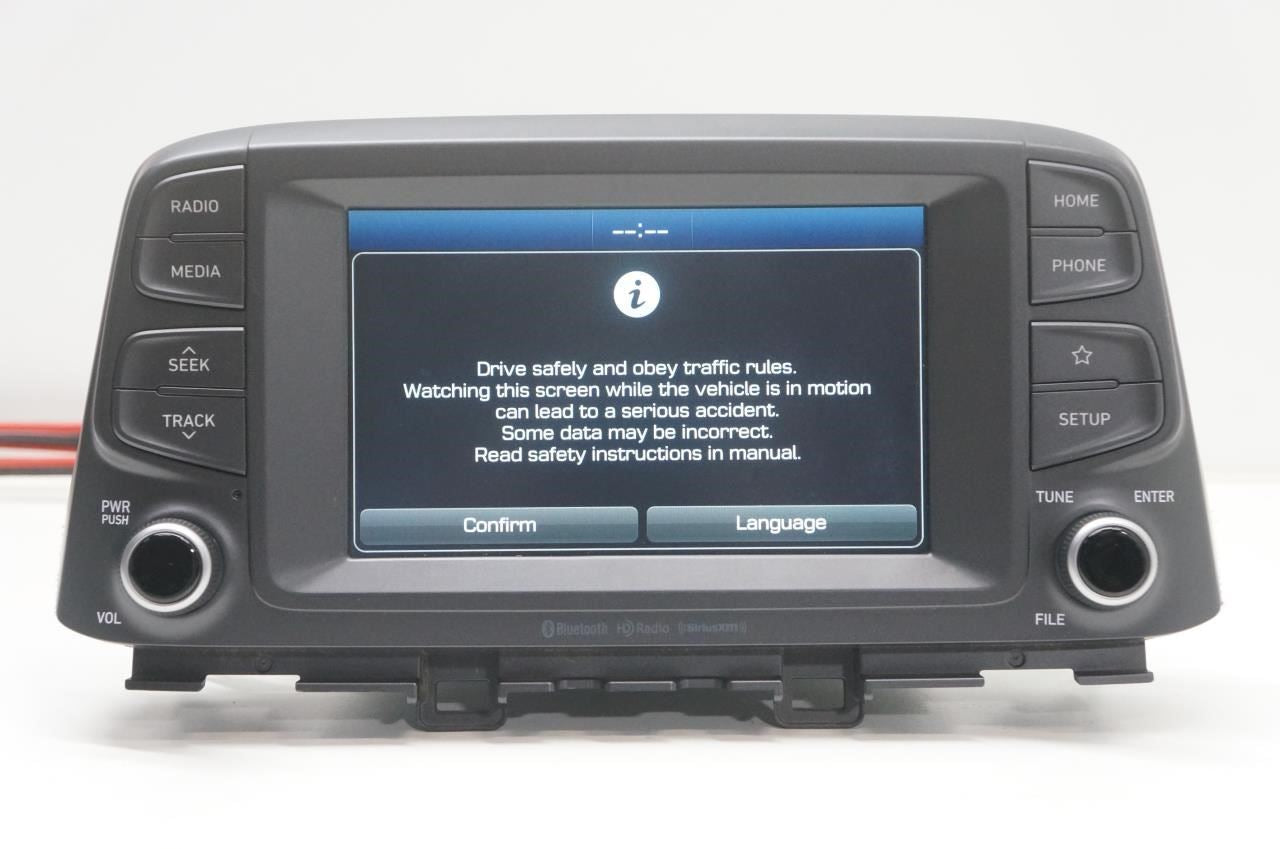 2018-2021 Hyundai Kona Radio Faceplate Control with Receiver and Display *ReaD* - Alshned Auto Parts