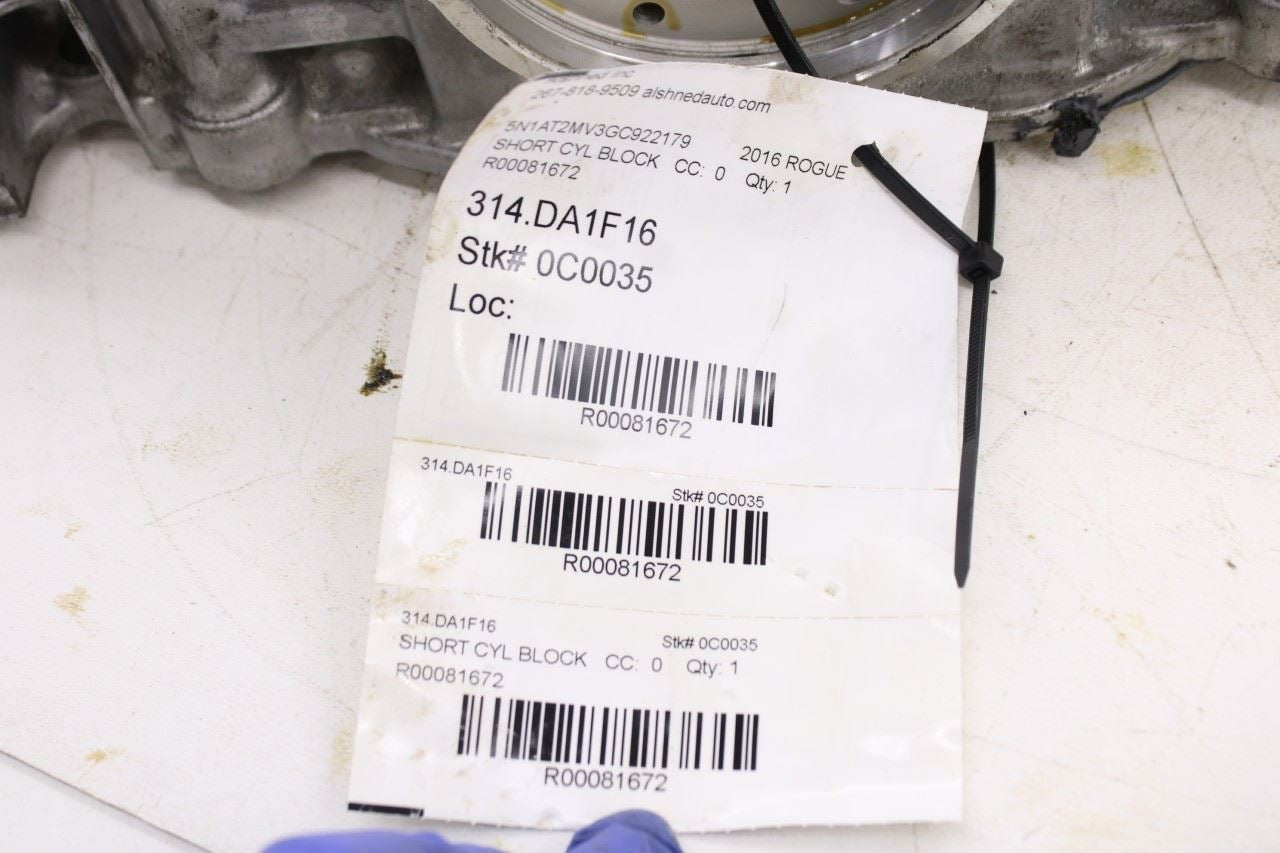 2014-20 Nissan Rogue SV 2.5L QR25DE Engine Lower Cylinder Block 11000-3KY1A OEM13