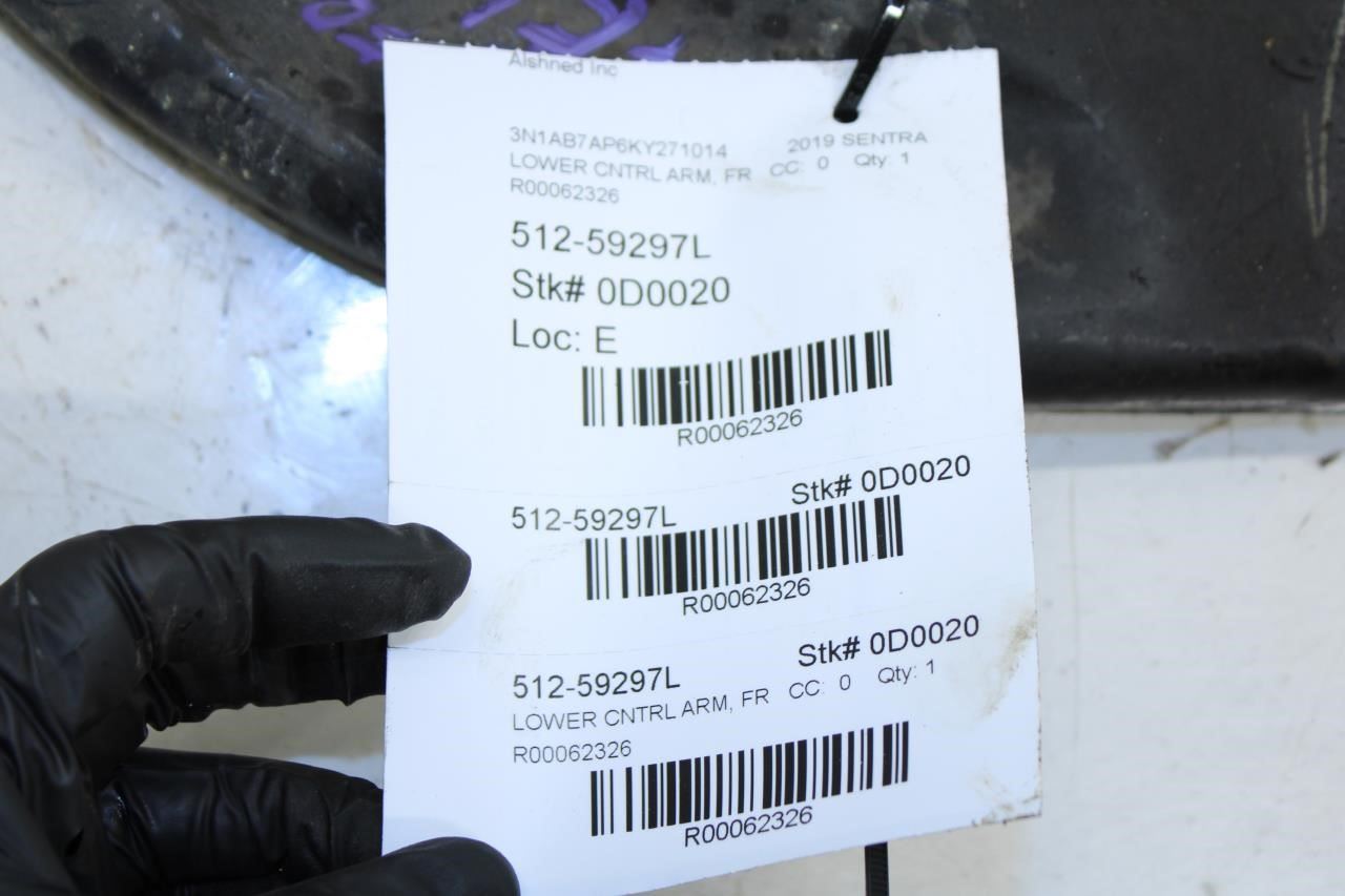 2013-2019 Nissan Sentra SV FWD Front Left Side Lower Control Arm 54501-3SH2D OEM - Alshned Auto Parts