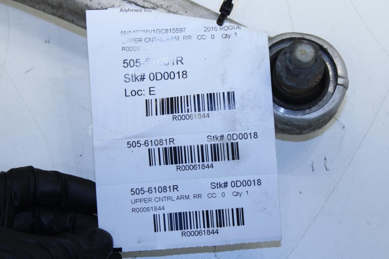 14-20 Nissan Rogue SV AWD Rear RH Side Suspension Upper Control Arm 55120-JD02B - Alshned Auto Parts