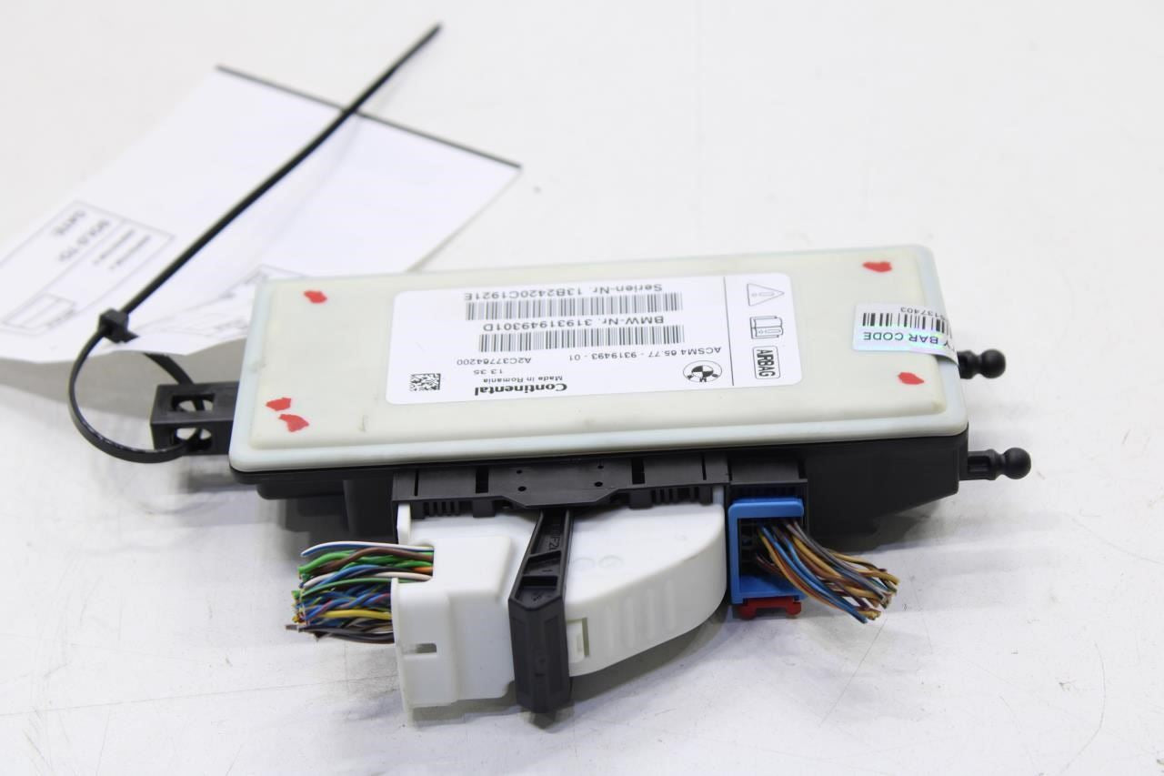 2013-2015 BMW 750I xDrive Air Bag SRS Restraints Computer Control Module 65-77-9-319-493 OEM - Alshned Auto Parts