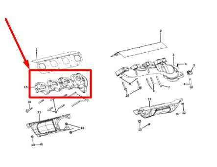 2021-2024 Ram 2500 3500 6.4L Right Passenger Side Exhaust Manifold 4893106AE OEM - Alshned Auto Parts