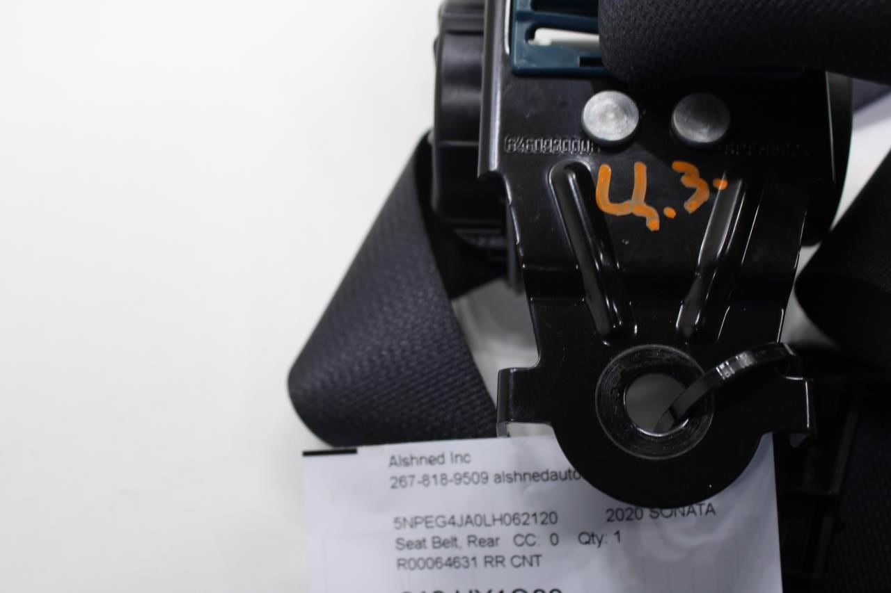20-22 Hyundai Sonata SE Rear Center 2nd Row Seat Belt Retractor 89850-L0000-NNB - Alshned Auto Parts