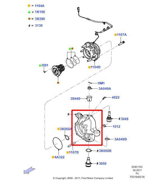 2013-2016 Ford F250 SD Front Left Driver Side Spindle Knuckle DC3Z3131A OEM - Alshned Auto Parts