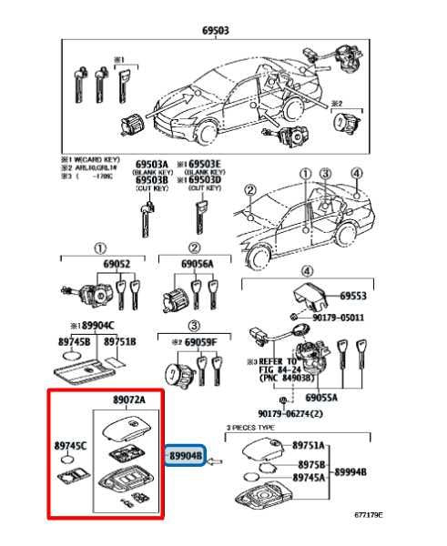 2013-16 Lexus GS350 Key Keyless Remote Entry Fob Transmitter w/ Ignition Button - Alshned Auto Parts