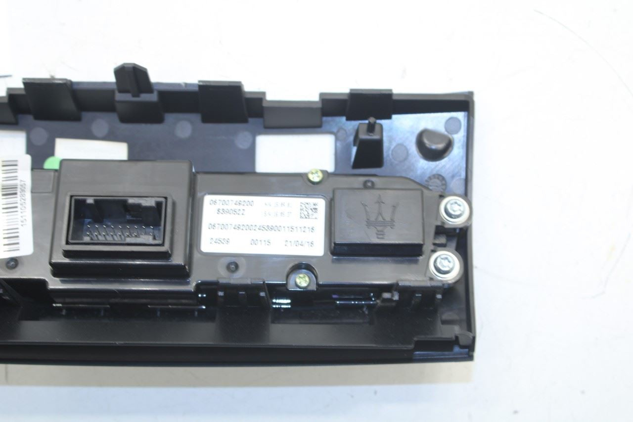2017-2020 Maserati Ghibli Dash AC Heater Temperature Climate Control 670074920 - Alshned Auto Parts