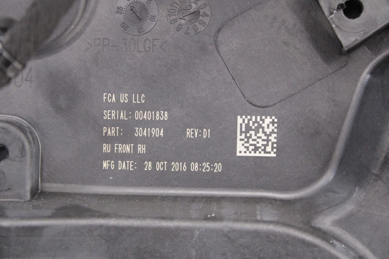 2017-2024 Chrysler Pacifica Limited Front Right Door Window Regulator w/ Carrier - Alshned Auto Parts